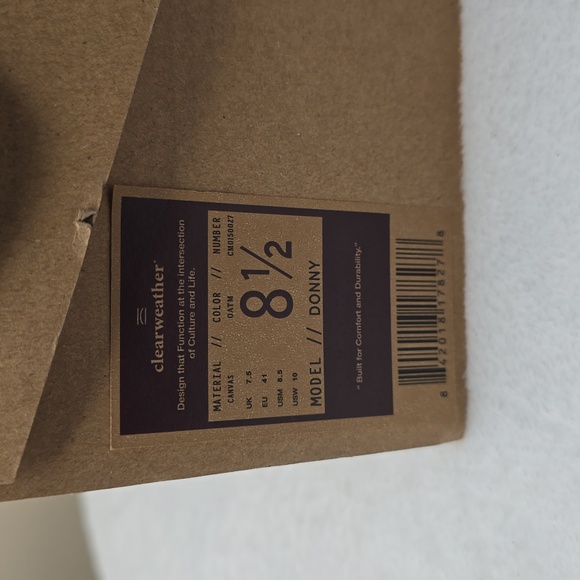 NIB Clearwater DONNY Color Oatmeal Sz 8.5